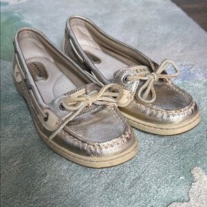 Sperry Like New Gold Angelfish 1 Eye Boat Shoe Size 6